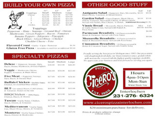 Ciceros Pizza Parlor