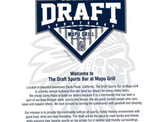 The Draft The Mupu Grill