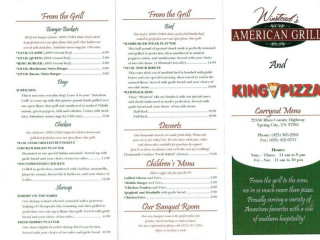 Winstead's American Grill King Of Pizza