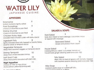 Water Lily Japanese Cuisine
