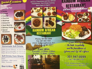 Rainbow african restaurant