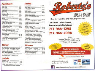 Roberto's Pizza Subs And Brew
