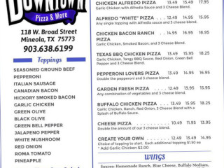 Downtown Pizza And More