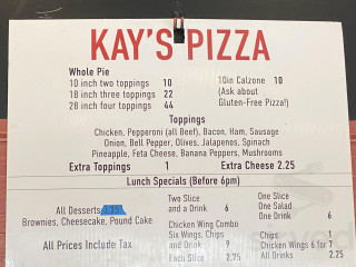 Kay's Pizza
