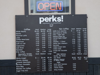 Perks! Coffee, Espresso, Smoothies