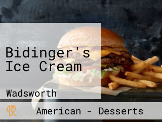 Bidinger's Ice Cream
