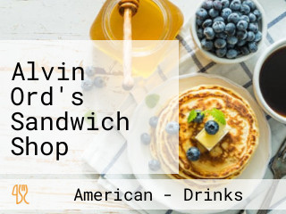 Alvin Ord's Sandwich Shop Springtown Texas