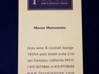 Festa Wine And Cocktail Lounge