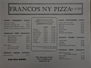 Franco's Ny Pizza And Subs