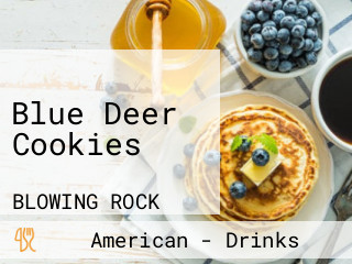 Blue Deer Cookies