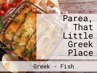 Parea, That Little Greek Place