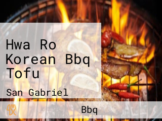 Hwa Ro Korean Bbq Tofu