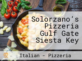 Solorzano’s Pizzeria Gulf Gate Siesta Key