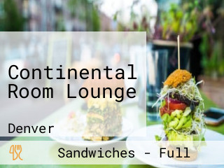 Continental Room Lounge
