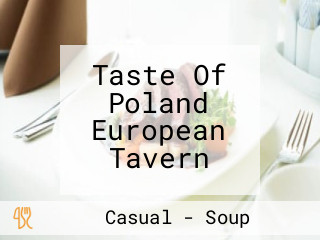 Taste Of Poland European Tavern