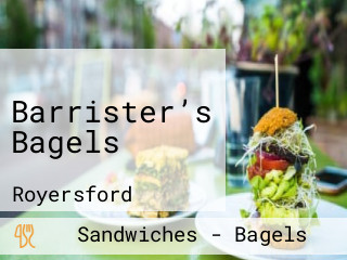 Barrister’s Bagels