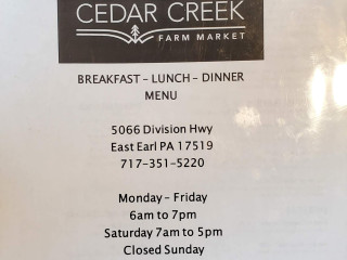 Cedar Creek Farm Market