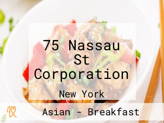 75 Nassau St Corporation