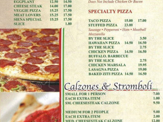 Siena's Pizza