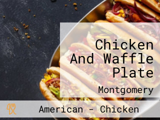 Chicken And Waffle Plate