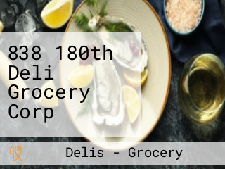 838 180th Deli Grocery Corp