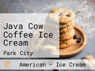 Java Cow Coffee Ice Cream