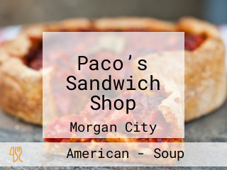 Paco’s Sandwich Shop