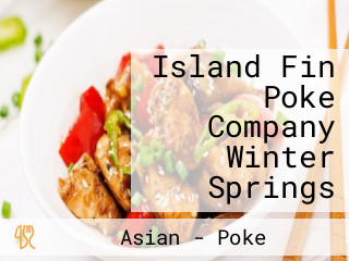Island Fin Poke Company Winter Springs