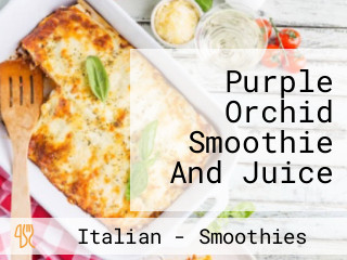 Purple Orchid Smoothie And Juice