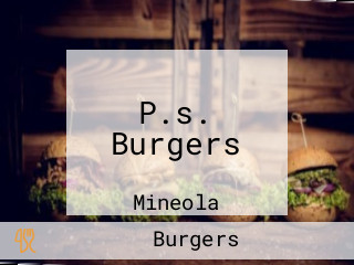P.s. Burgers