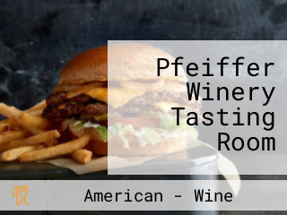 Pfeiffer Winery Tasting Room