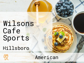 Wilsons Cafe Sports