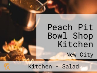 Peach Pit Bowl Shop Kitchen