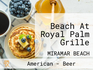 Beach At Royal Palm Grille