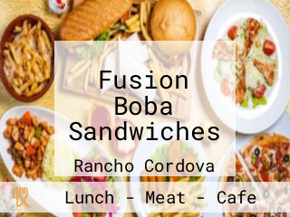 Fusion Boba Sandwiches