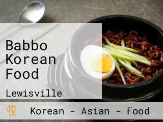 Babbo Korean Food