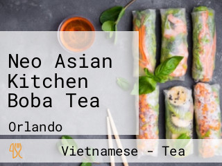 Neo Asian Kitchen Boba Tea