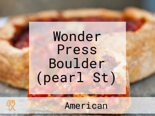 Wonder Press Boulder (pearl St)