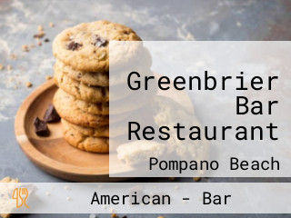 Greenbrier Bar Restaurant