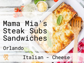 Mama Mia's Steak Subs Sandwiches