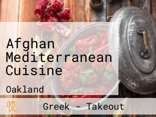 Afghan Mediterranean Cuisine