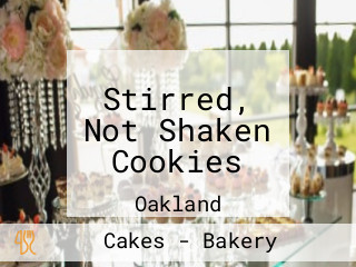 Stirred, Not Shaken Cookies