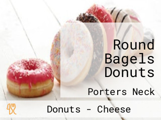 Round Bagels Donuts