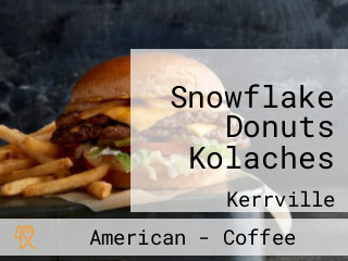 Snowflake Donuts Kolaches