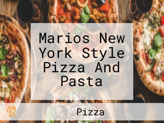 Marios New York Style Pizza And Pasta