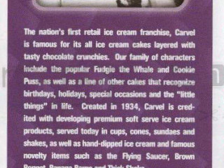 Carvel Ice Cream Bakery