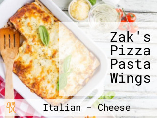 Zak's Pizza Pasta Wings
