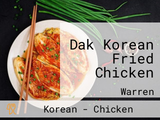 Dak Korean Fried Chicken