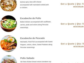 Pisko Peruvian Gourmet Catering And Delivery