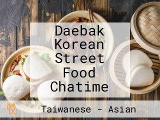 Daebak Korean Street Food Chatime